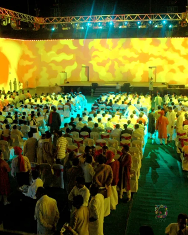 Many people waiting for a function to start that is planned by wedding organisers in Hyderabad